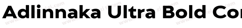 Adlinnaka Ultra Bold Condensed字体转换